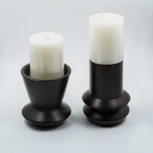 Arc tower candle stand (set of 2)