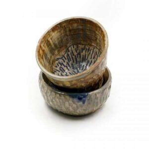 Floral Engraved Bowls (Set of 2)