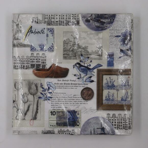 Authentic holland paper napkins set of 20 pcs