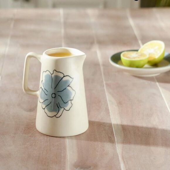 Blue Meadow Ceramic Breakfast Jug