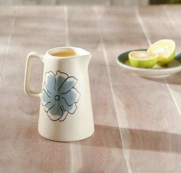 Blue Meadow Ceramic Breakfast Jug