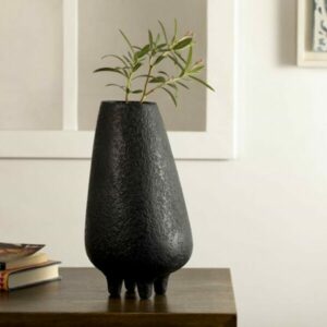 Midnight terracotta vase (tall)