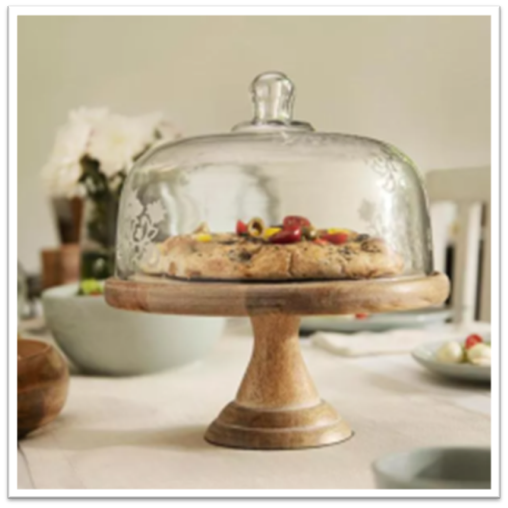 Why are glass cloches with wooden bases so in trend?