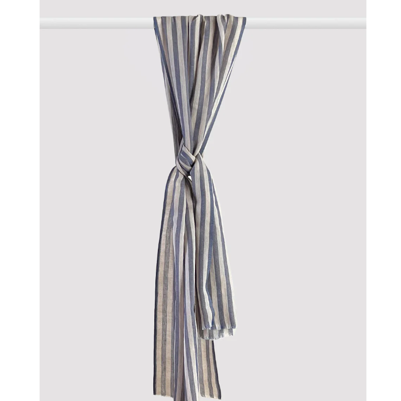 Dusk Blue Stripped Muffler KCC Gallery Store