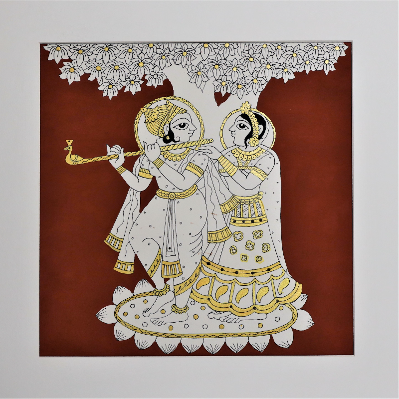 Phad painting Radha Krishna The Gallery Store